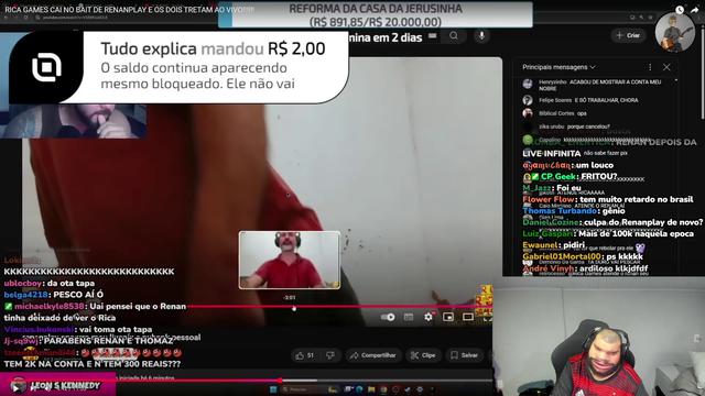 RENANPLAY ESTÁ SENDO AMEAÇ4DO - SE ELE FALECER QUEM FICA NO LUGAR?